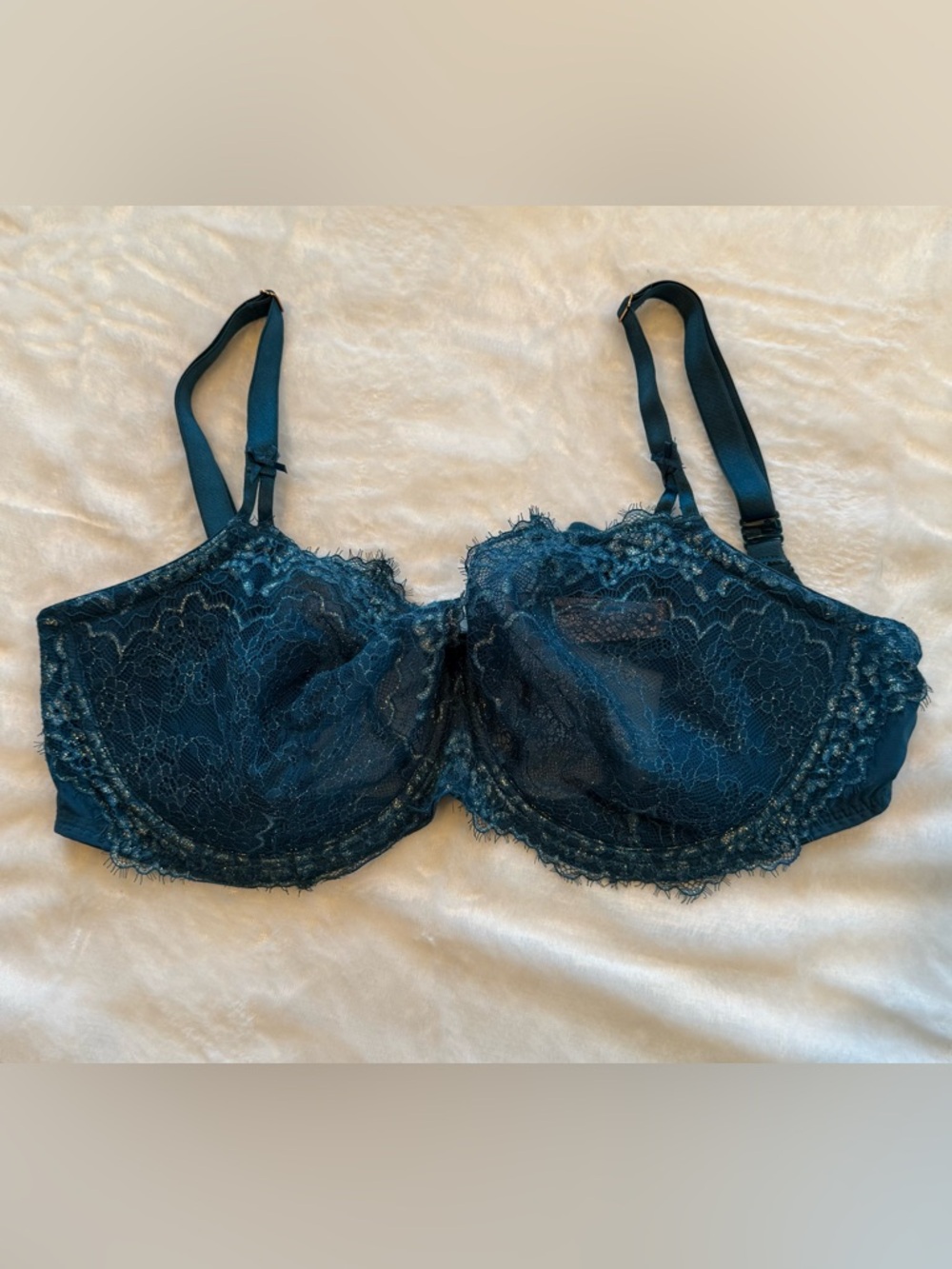 Victoria's Secret Dream Angels Push Up Unlined Teal 38DDD